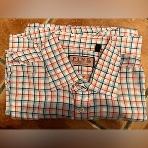 Pink by Thomas Pink checkered shirt